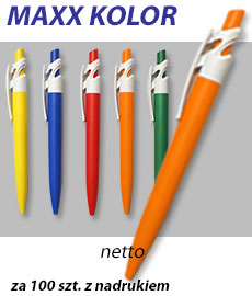 długopisy reklamowe MAXX KOLOR